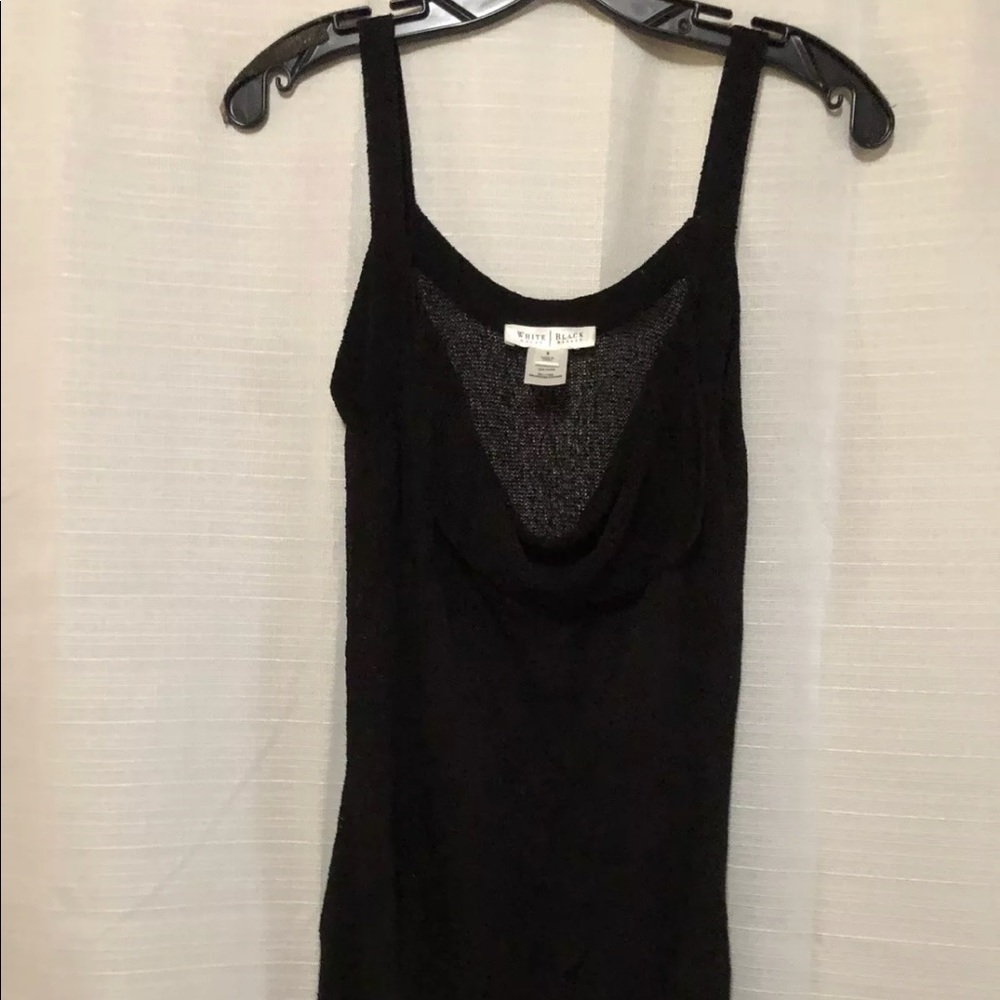 White House Black Market black top/mini dress Sz S
